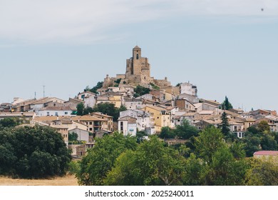 Fores, Catalonia, Spain - June 2019 : Village In The Comarca Of Conca De Barberà In The Province Of Tarragona In Catalonia