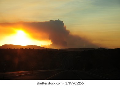 Forest Fires Around Silver City New Mexico