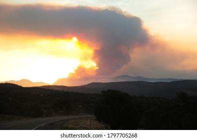 Forest Fires Around Silver City New Mexico