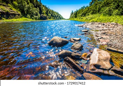 Forest River Water Stones View
