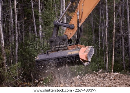 Forestry mulching is land clearing method that uses single machine to cut, grind, and clear vegetation.