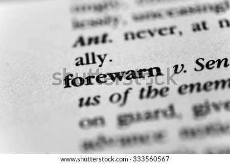 Forewarn