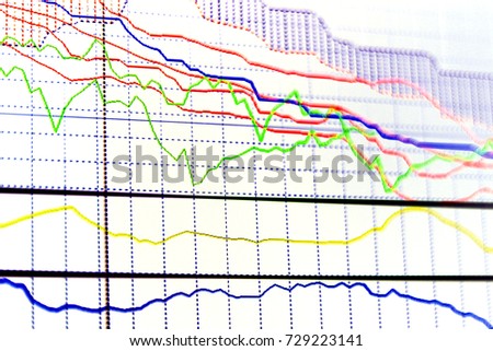 Forex Market Charts On Computer Display Stock Photo Edit Now - 