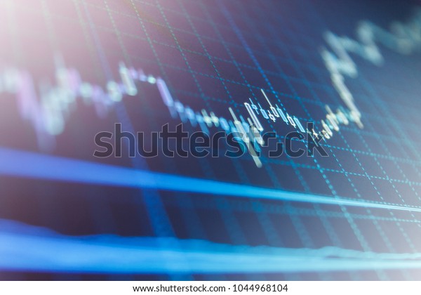 Forex Market Cha!   rts On Computer Display Stock Photo Edit Now - 
