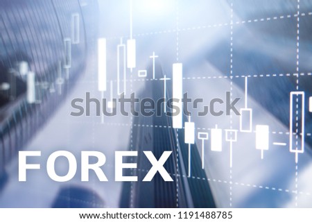 Forex T!   rading Financial Candle Chart Graphs Stock Photo Edit Now - 