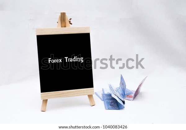 Forex Trading On Black Board Few Stock Photo Edit Now 1040083426 - 