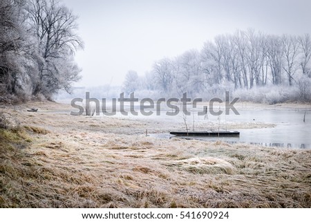 Similar – winter fog Nature