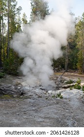 Forgotten Fumarole in Yellowstone National Park Wyoming
