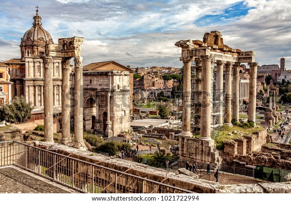 Fori Imperiali Rome Italy Stock Photo Edit Now