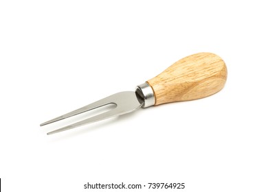 Fork Chesse Isolated On White Background Stock Photo 739764925 ...