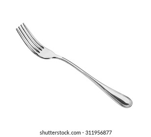 fork isolated on white background