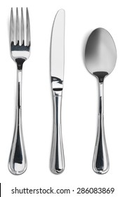 Fork, Knife, Spoon.