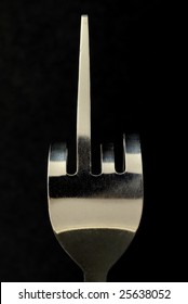 Fork Showing Middle Finger