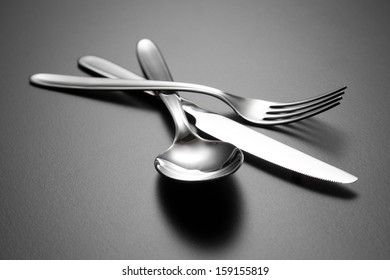 Fork, spoon and knife 