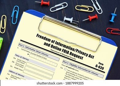 Form G-639 Freedom of Information Privacy Act and Online FOIA Request 
