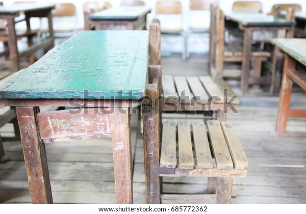 Form Old Elementary School Classroom Stock Photo Edit Now 685772362