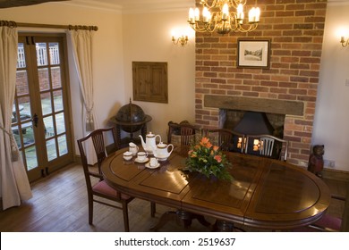 Formal Dining Room Traditional House Stock Photo Edit Now 2519637