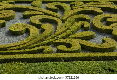 formal garden in France - Shutterstock ID 37221166