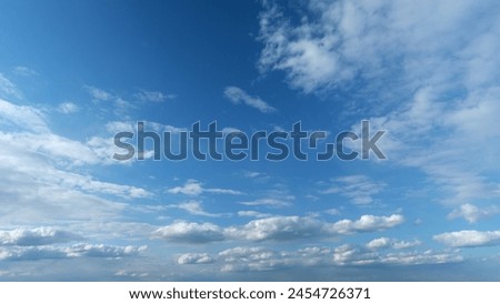Formation cloud sky scape. Various layers of clouds move in different directions at altitude. Timelapse.