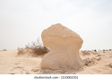 Formation With Sand And Wind Erosion