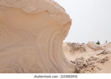 Formation With Sand And Wind Erosion