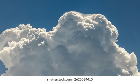 Formation of thunderclouds in the sping sky
