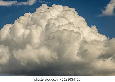 Formation of thunderclouds in the sping sky