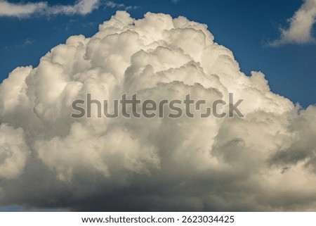 Formation of thunderclouds in the sping sky