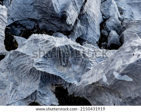 formations, corrugated ,changes, , crevices, sharpness and sharp structures in stones	