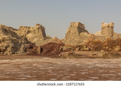 Formations Of The Salt Canyon, Danakil Depression, Ethiopia