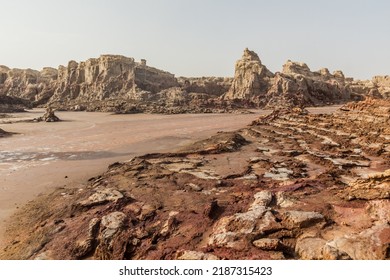 Formations Of The Salt Canyon, Danakil Depression, Ethiopia