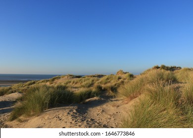 Formby Beach Dune System Clear Blue Stock Photo 1646773846 | Shutterstock