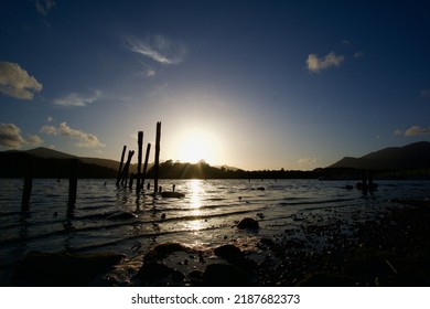 Former Boat Launch At The Lake District