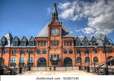 The Former New Jersey Central Railroad Terminal In Jersey City, NJ