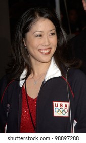 Former Olympian KRISTI YAMAGUCHI at the world premiere, in Hollywood, of Miracle. February 2, 2004
