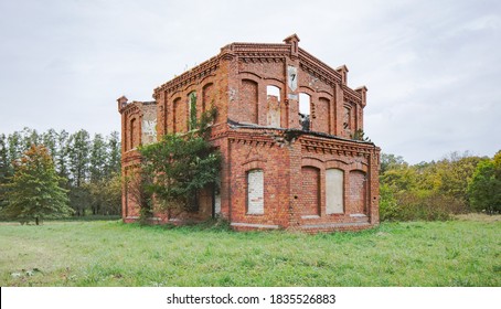 Former Pharmaceutical Plant In The City Lubostron, Poland.