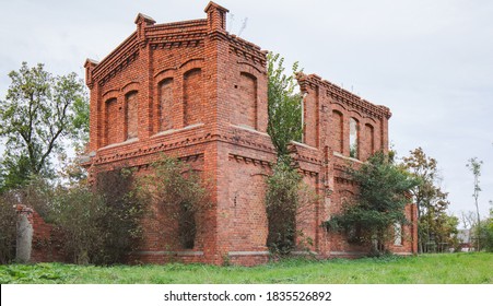 Former Pharmaceutical Plant In The City Lubostron, Poland.