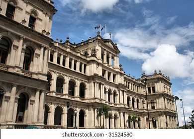 The Former Queensland Government Treasury Building In Brisbane, Queensland, Australia.