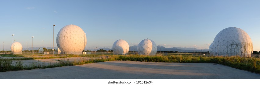 Former United States Army Security Agency Field Station at Bad Aibling in Germany. The base was closed in 2004 and returned to the Federal Republic of Germany. Area is now used as a technology park. 
