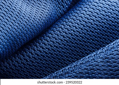 Forms Of Blue Fabric Texture