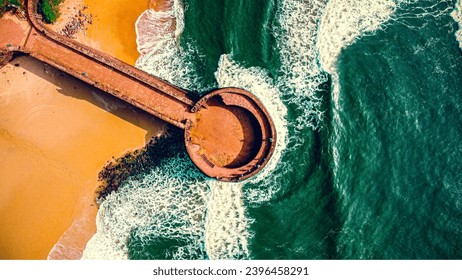 Fort Aguada view from drone