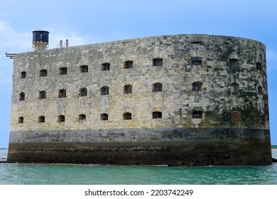 Fort Boyard Fortification Located On Shoal Stock Photo 2203742249 ...