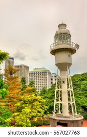 Fort Canning Lighthouse On Fort Canning Hill In Singapore