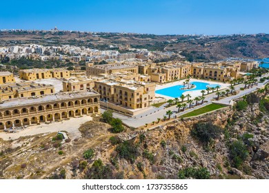 Fort Chambray Apartment. Gozo island, Malta. Aerial view