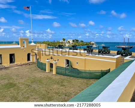 Fort Christiansvaern in St. Croix, Virgin Islands