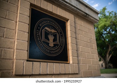 Fort Collins, Colorado - June 8, 2021: Colorado State University (CSU) Seal