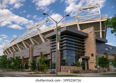 Fort Collins, Colorado - June 8, 2021: Colorado State University (CSU) NCAA football Canvas Stadium