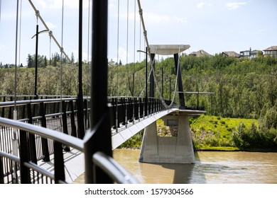 Fort Edmonton Footbridge is a pedestrian bridge that crosses the North Saskatchewan River in Edmonton, Alberta, Canada