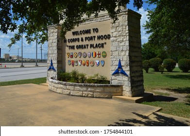 Fort Hood, Texas / United States Of America - 06 June 2020:  US Army Fort Hood Texas “The Great Place