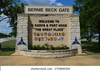 Fort Hood, Texas / United States Of America - 06 June 2020:  US Army Fort Hood Texas “The Great Place